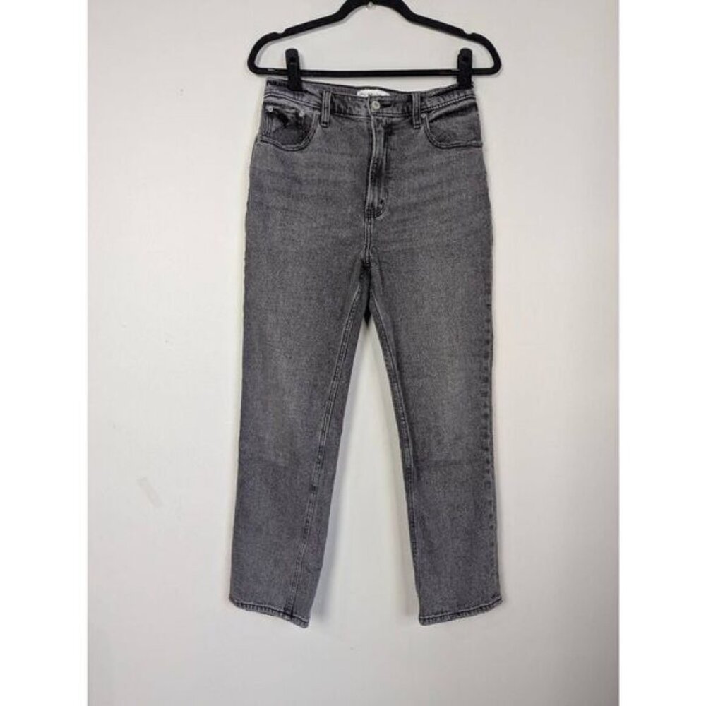 Abercrombie & Fitch the ankle straight ultra high rise jeans size 28 US 6